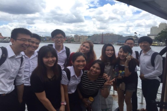 Thammasat University Students Tha Prachan Chao Praya River Boat